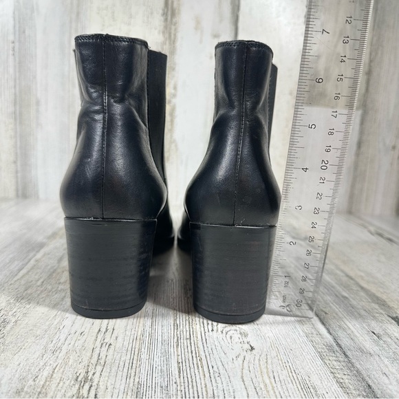 Clarks Mascarpone Bay Women's Black Leather Slip On Chelsea Boots #1082 - Picture 8 of 12